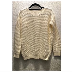 forever 21 knit sweater (white)
